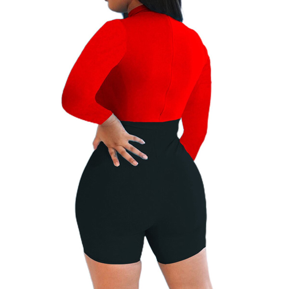 2020 Sexy Autumn Poker Spades Print Jumpsuit High Waist Playsuit Club Romper Womens Long Sleeve Fashion Novelity Queen Jumpsuit