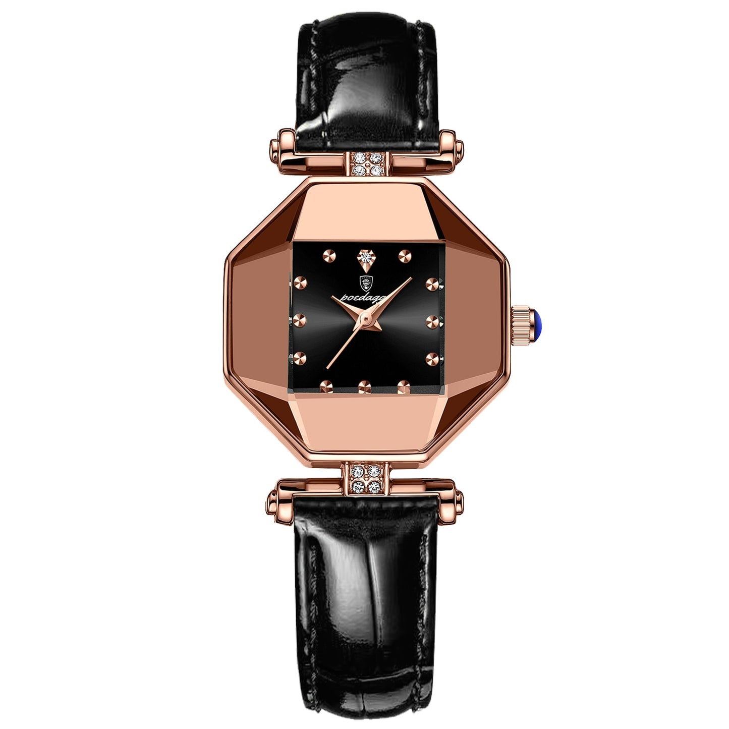 2022 Luxury Quartz Watch Girl's Elegant Fashion Red Dial Waterproof Ladies Leather Watches Women High Quality Zegarek Damski Hot