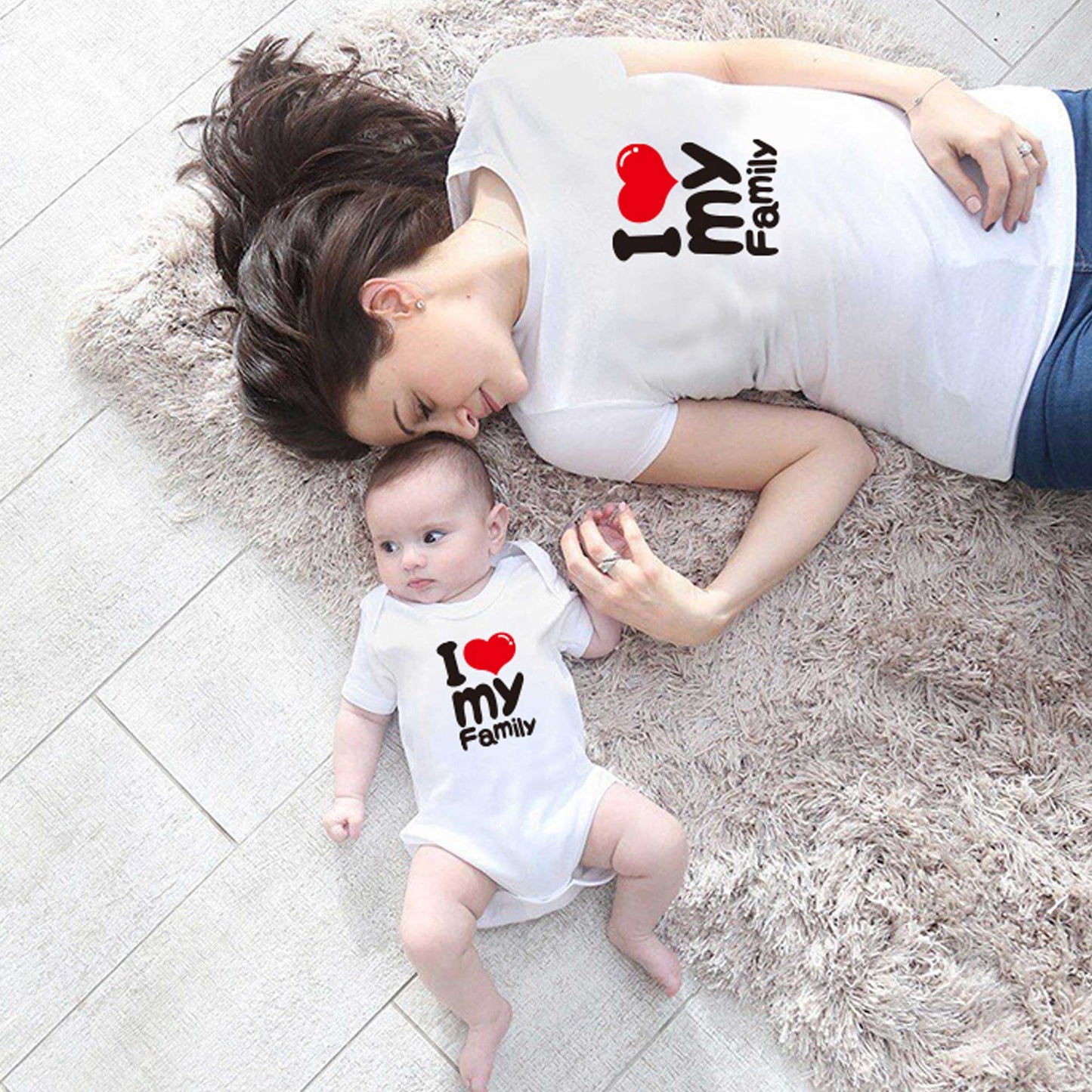 Funny Father Mom and Son Family Matching Clothes Family Look Summer Tshirts Papa Mama Little Boy Kids Shirt Baby Bodysuits Tops