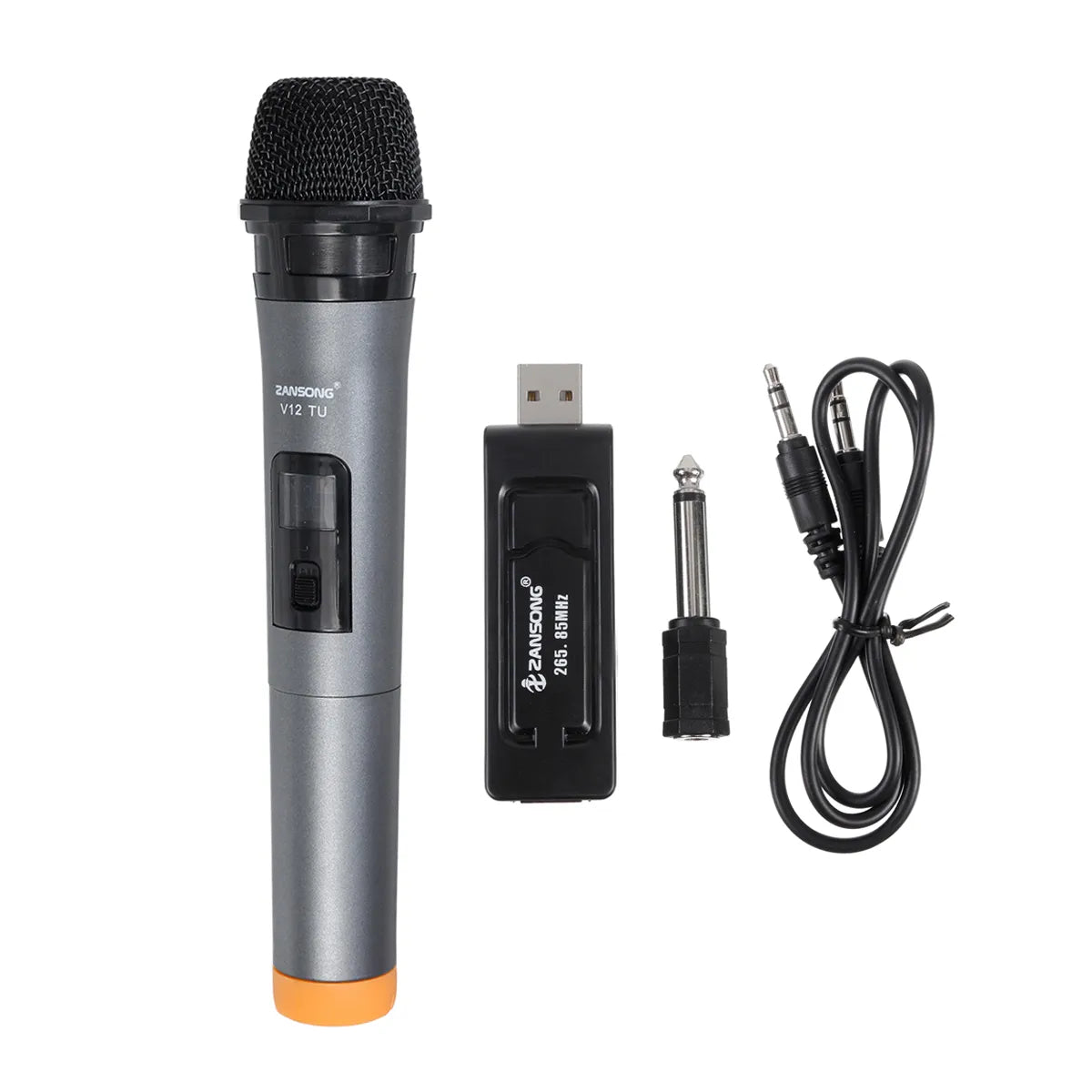 Universal UHF Wireless Professional Handheld Microphone with USB Receiver For Karaoke MIC For Church Performance Amplifier