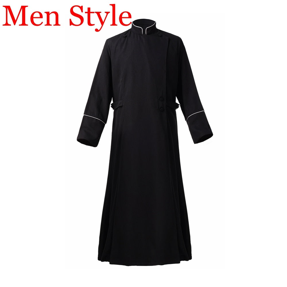 Church Cassock Robe for Women Priest Uniform Minister Pastor Vestments