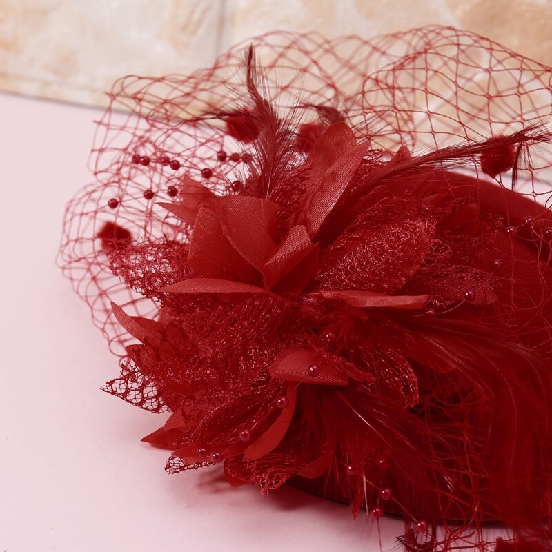 Fascinators Hair Clip Headband Pillbox Hat Bowler Feather Veil Wedding Party New