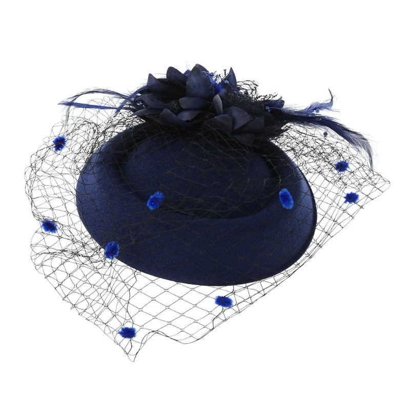 Fascinators Hair Clip Headband Pillbox Hat Bowler Feather Veil Wedding Party New