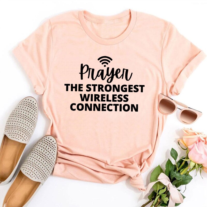 Funny Christian Gift Christian Tee Religious T-Shirt Faith Tee Christian Shirt  Religious Tee Prayer Gift Women Shirt Summer M