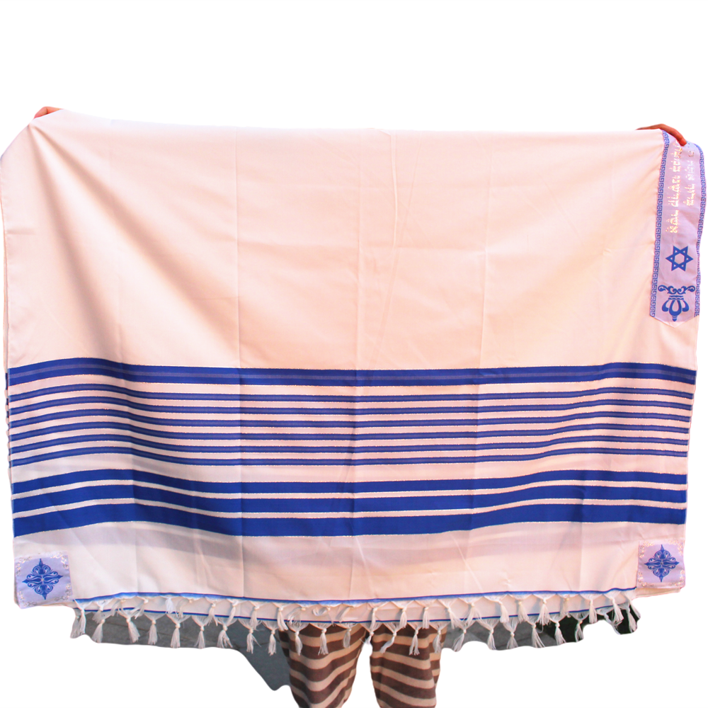 Messianic Scarf Tallit Prayer Shawl Jewish Istrael ScarvesTalit Bag With Tzitzits For Women Men