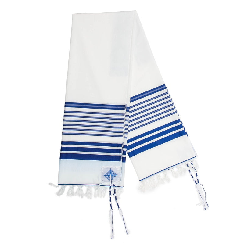 Messianic Scarf Tallit Prayer Shawl Jewish Istrael ScarvesTalit Bag With Tzitzits For Women Men