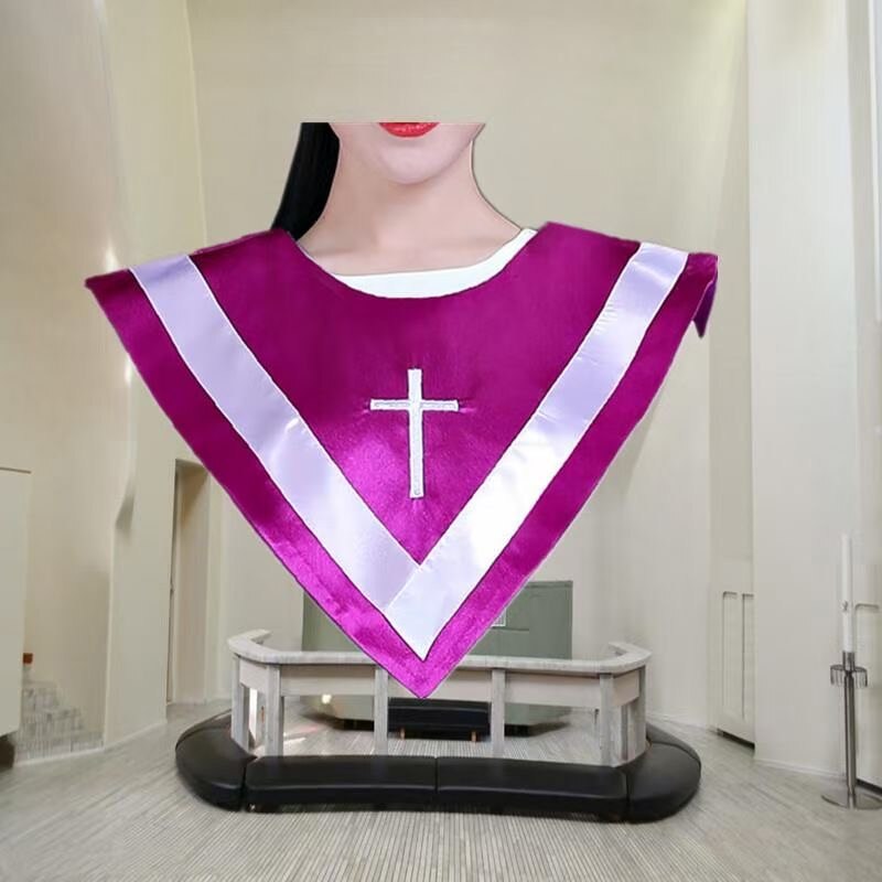 Christian Hymn Clothing Christ Jesus Church Poetry Service Class Holy Robe Woman Clergy Robes Priest Vestments Poetry Robe Wear