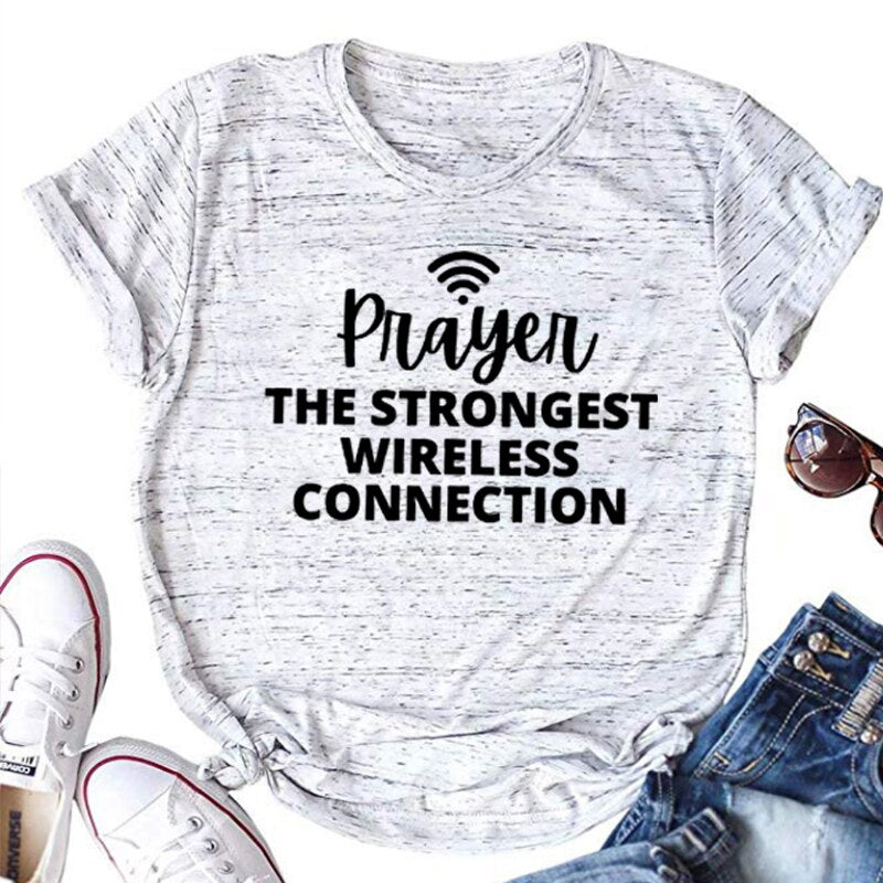 Funny Christian Gift Christian Tee Religious T-Shirt Faith Tee Christian Shirt  Religious Tee Prayer Gift Women Shirt Summer M