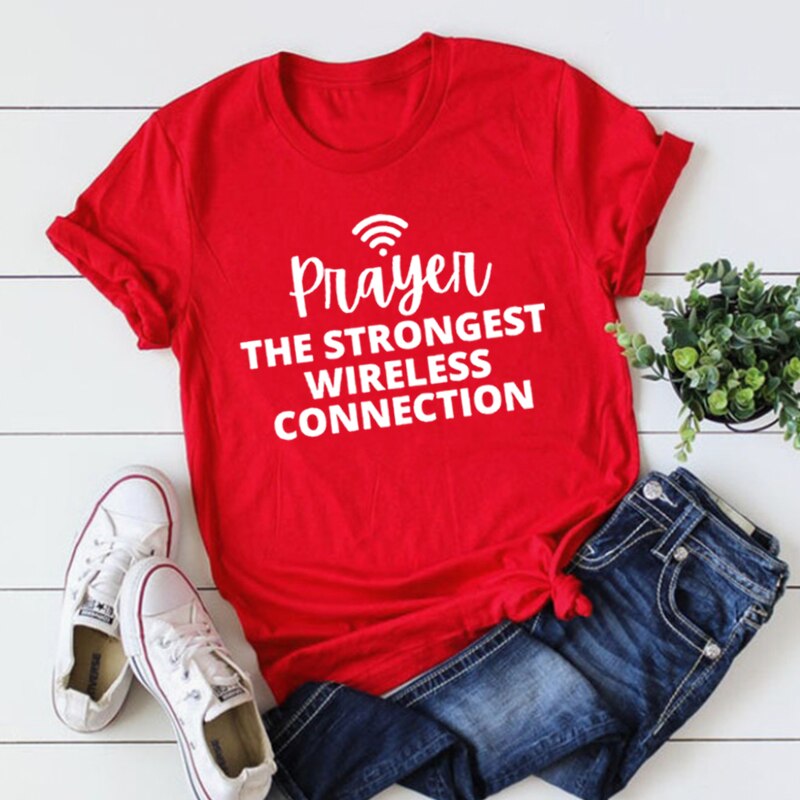 Funny Christian Gift Christian Tee Religious T-Shirt Faith Tee Christian Shirt  Religious Tee Prayer Gift Women Shirt Summer M