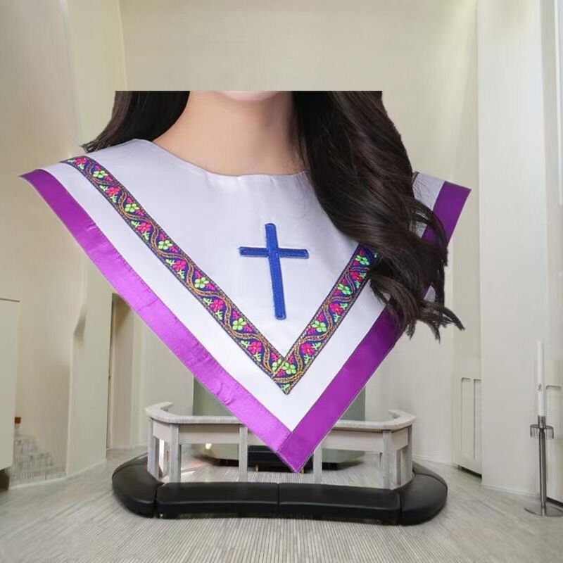 Christian Hymn Clothing Christ Jesus Church Poetry Service Class Holy Robe Woman Clergy Robes Priest Vestments Poetry Robe Wear