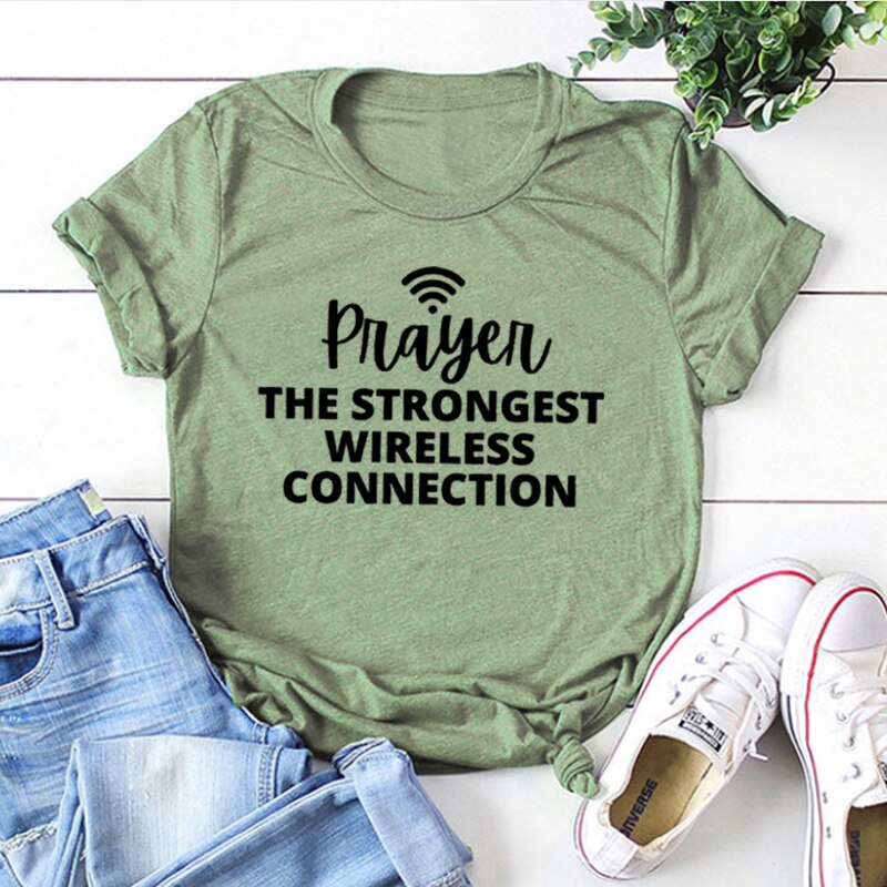 Funny Christian Gift Christian Tee Religious T-Shirt Faith Tee Christian Shirt  Religious Tee Prayer Gift Women Shirt Summer M